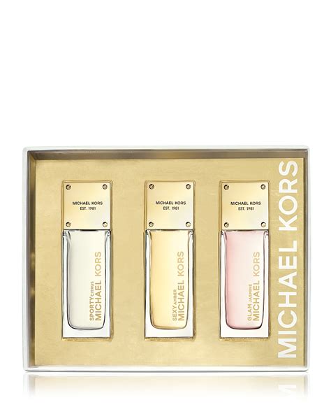 michael kors miniature perfume set.